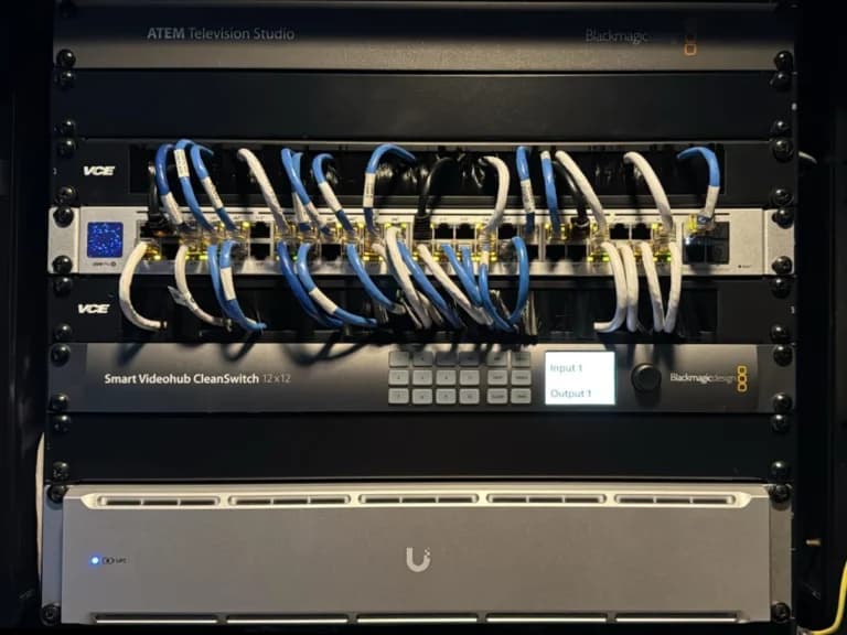 Structured server rack