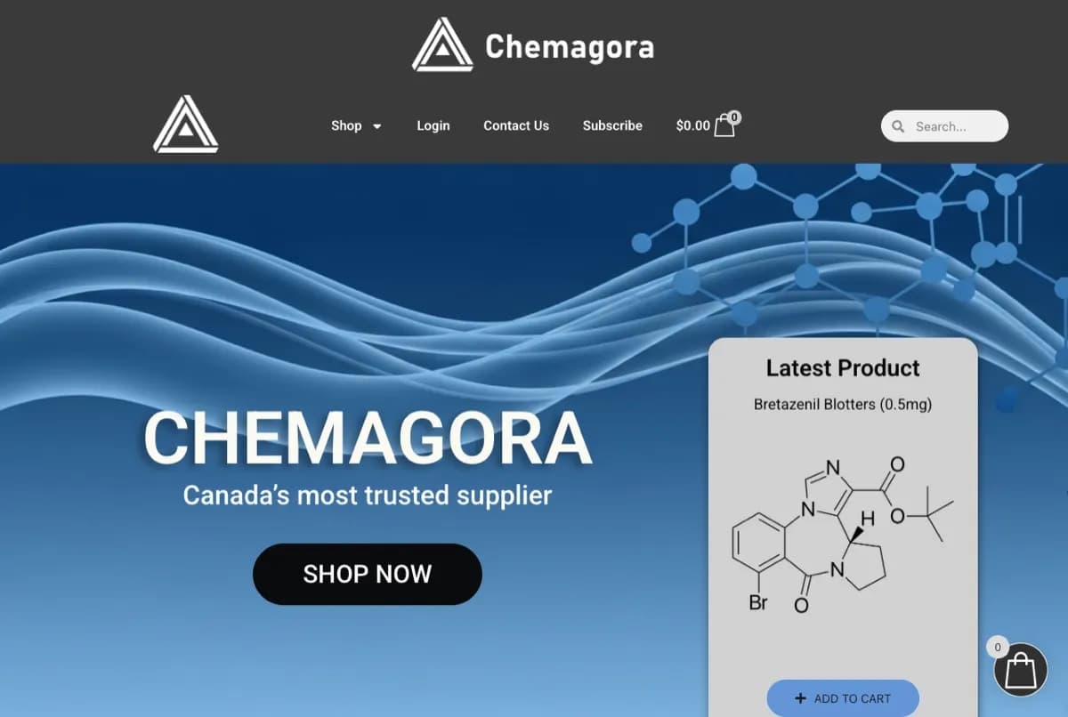 Chemagora website